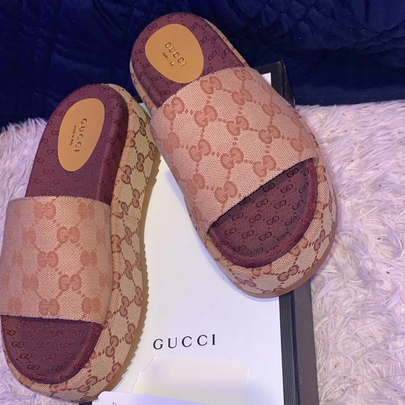 Gucci Shoes Gucci Womens Original Gg Slide Sandal Poshmark